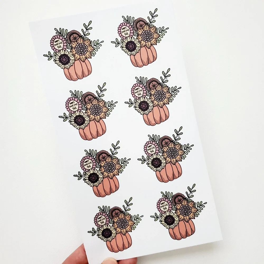 LB057 STICKERS Custom Poshmark Happy Posh Fall Y'all Shipping [Price Firm] - Picture 3 of 10